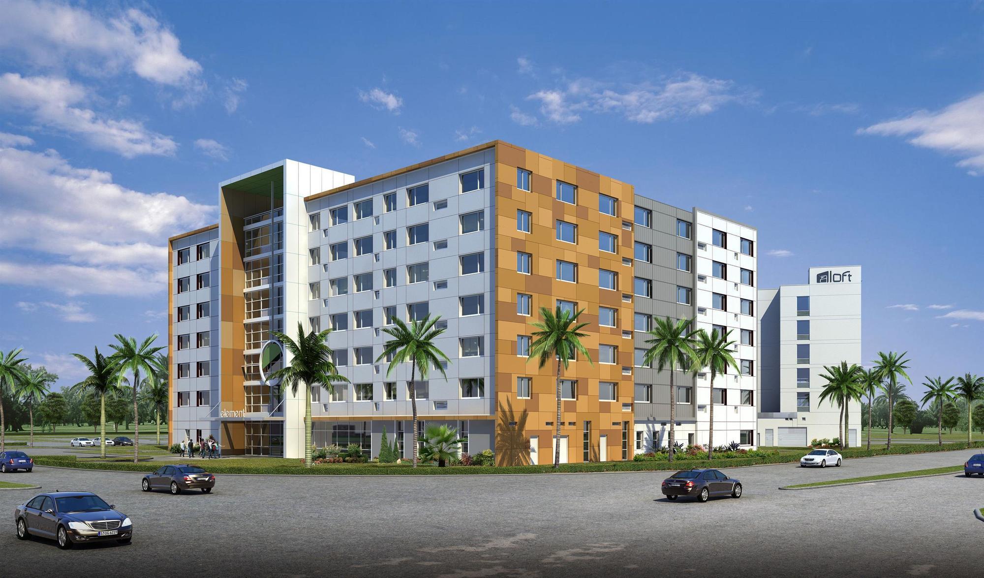 Element Miami Doral Hotel Sweetwater Exterior photo